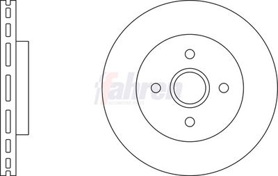 Fahren Brake Disc FBD6738