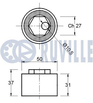 ROLA INTINZATOR CUREA DISTRIBUTIE RUVILLE 540039 1