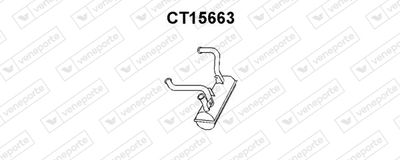 Предглушитель выхлопных газов VENEPORTE CT15663 для CITROËN 2