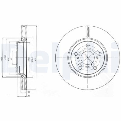 DISC FRANA DELPHI BG4236