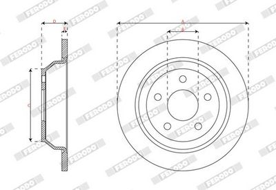 DISC FRANA FERODO DDF3093C 2