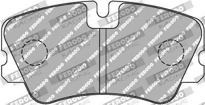 BREMSBELAGSATZ SCHEIBENBREMSE FERODO RACING FCP1133R 1