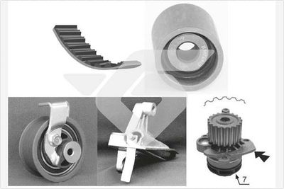 WASSERPUMPE + ZAHNRIEMENSATZ