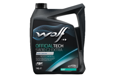 Motoreļļa WOLF OFFICIALTECH 5W30 C2 EXTRA 4L