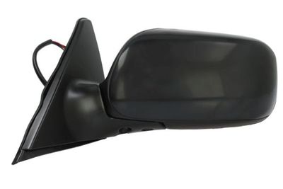 Zijspiegel Links (elektrisch, in reliëf, met verwarming, under-coated) past: TOYOTA AVENSIS T22 09.97-03.03