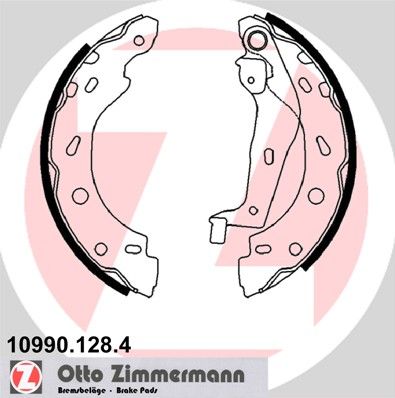 Комплект тормозных колодок ZIMMERMANN 10990.128.4 для SMART CABRIO
