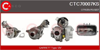 COMPRESOR SISTEM DE SUPRAALIMENTARE CASCO CTC70007KS
