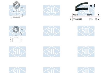 SET CUREA DE DISTRIBUTIE Saleri SIL TK1170 1