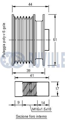 GENERATORFREILAUF RUVILLE 541335 1