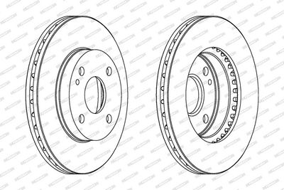 DISC FRANA FERODO DDF393C 1