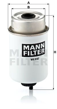 Bränslefilter MANN-FILTER WK 8107