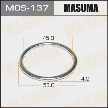Уплотнительное кольцо, труба выхлопного газа MASUMA MOS-137 для NISSAN CEDRIC
