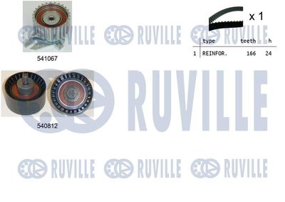 Комплект ремня ГРМ RUVILLE 550101 для ALFA ROMEO 145
