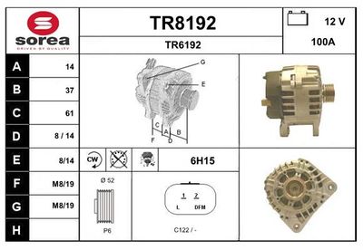GENERATOR SNRA TR8192