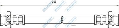APEC Brake Hose BHO4202