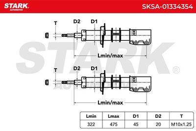амортисьор STARK SKSA-01334354