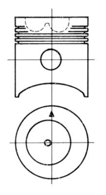 Kolv KOLBENSCHMIDT 91557700