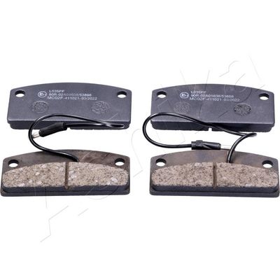 ASHIKA Bremsbelagsatz, Scheibenbremse