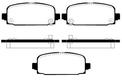 Комплект тормозных колодок, дисковый тормоз RAICAM RA.1233.0 для JEEP COMPASS