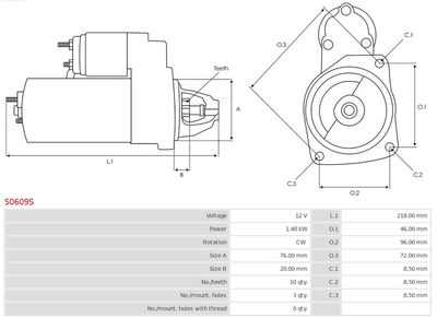 Starter S0609S