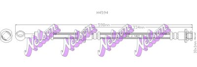 KAWE H4594 Тормозной шланг  для NISSAN PRIMERA Hatchback (P11) 2.0 16V