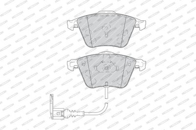 Remblokken set Voor , past: AUDI A3, TT  SEAT LEON  VW GOLF VI, SCIROCCO III 1.2-3.2 05.05-11.17