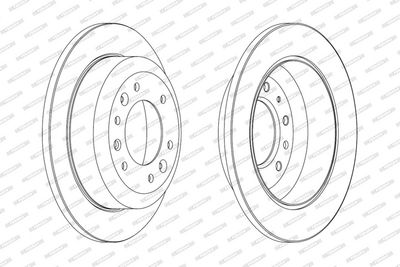 BREMSSCHEIBE FERODO DDF1901 1