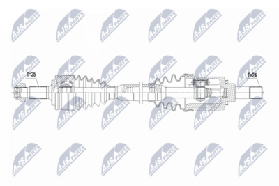 Wał napędowy NTY NPW-PE-121