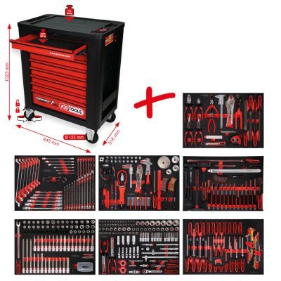 Ks Tools - Súprava dielenského vozíka P15 397 dielov