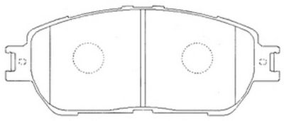 Комплект тормозных колодок, дисковый тормоз FIT FP0906 для TOYOTA ALPHARD