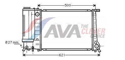 RADIATOR RACIRE MOTOR AVA Clever Choice BW2101 1