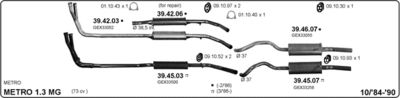 Układ wydechowy IMASAF 505000010