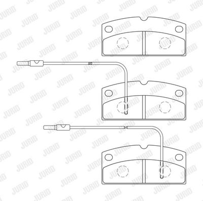 BREMSBELAGSATZ SCHEIBENBREMSE