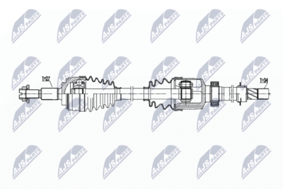 Wał napędowy NTY NPW-RE-203