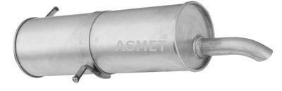 ASMET 08.054 Глушитель выхлопных газов  для PEUGEOT 307 (Пежо 307)