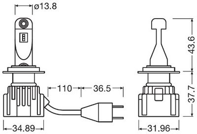 Osram 64210DWINT-2HFB Žárovka H7/H18 12V 21W PX26d/PX26d-1