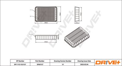 LUFTFILTER DR!VE+ DP1110100157 8