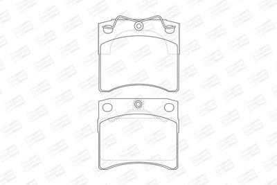 BREMSBELAGSATZ SCHEIBENBREMSE CHAMPION 571948CH 1
