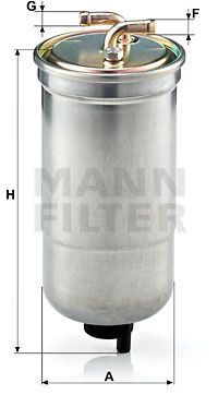 Топливный фильтр MANN-FILTER WK 853/16 для HONDA CIVIC