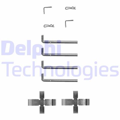 Комплектующие, колодки дискового тормоза DELPHI LX0120 для ALFA ROMEO ALFETTA