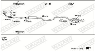 SISTEM DE ESAPAMENT WALKER VWK018729B