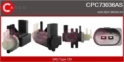 Měnič tlaku, turbodmychadlo CASCO CPC73036AS