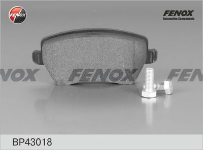 FENOX BP43018 Тормозные колодки и сигнализаторы  для DACIA LODGY (Дача Лодг)