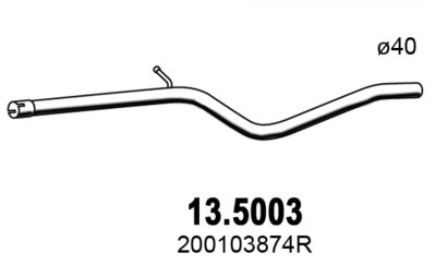 Rura wydechowa ASSO 13.5003