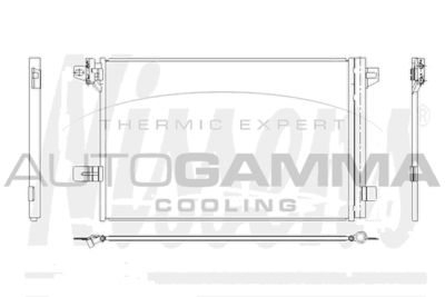 Конденсатор, кондиционер AUTOGAMMA 107996 для VW MULTIVAN