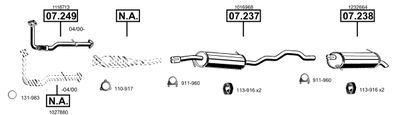 Изпускателна система ASMET FO073125