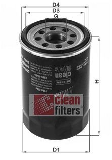 CLEAN FILTERS DF 864/A Масляный фильтр  для ISUZU TROOPER (Исузу Троопер)