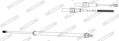 CABLU FRANA DE PARCARE FERODO FHB432924 1
