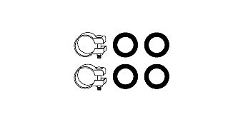 SET MONTARE SISTEM DE ESAPAMENT HJS 82323058