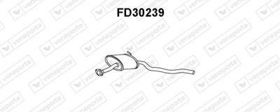 Предглушитель выхлопных газов VENEPORTE FD30239 для FORD SCORPIO